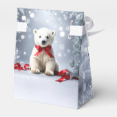 Polar Beer Kerstvakantie Cadeau Doos Bedankdoosjes (Achterkant)