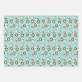 Polar Beer Kerstvellen Wrapping Papier Varken Inpakpapier Vel (Voorkant 2)