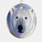 Polar Beer kerstversiering Keramisch Ornament (Links)