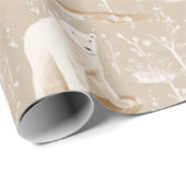 Polar Beer Kerstwinter Cadeaupapier (Rol Hoek)