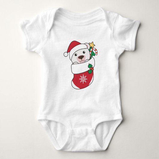 Polar Beer kerstwinter Romper (Voorkant)