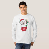 Polar Beer kerstwinter T-shirt (Voorkant volledig)