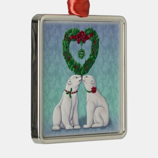 Polar Beer Kiss Ornament (Rechts)