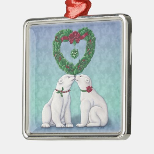Polar Beer Kiss Ornament (Links)