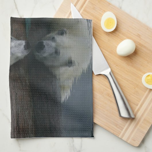 Polar Beer Kitchen Towel Home Decor Theedoek (Quarter Fold)
