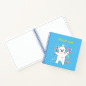 Polar beer klein Artist Square Art Schetsboek Notitieboek (Binnen)