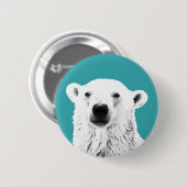Polar Beer-knoppenbadge Ronde Button 5,7 Cm (Voorkant /achterkant)