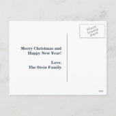 Polar Beer knuffels en warme wensen Feestdagenkaart (Achterkant)