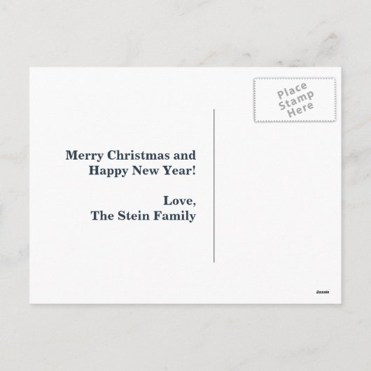 Polar Beer knuffels en warme wensen Feestdagenkaart (Achterkant)