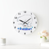 Polar Beer Koude wandklok (Huis)