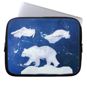 Polar Beer "Kunst voor kinderen" Laptop Sleeve