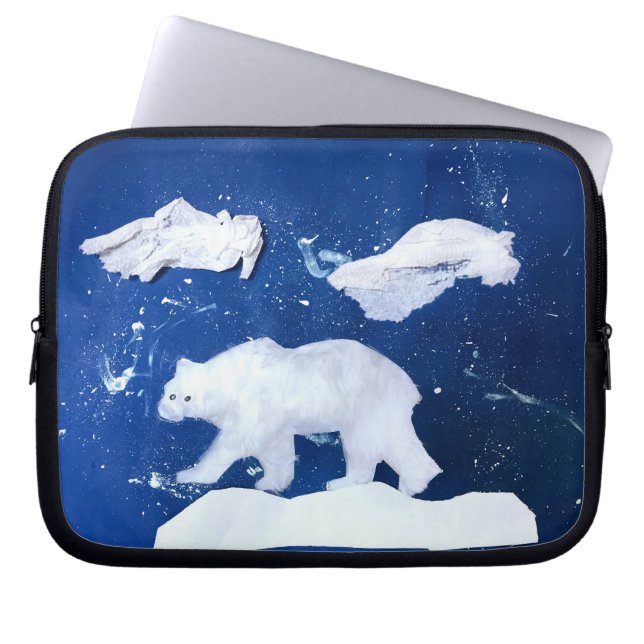 Polar Beer "Kunst voor kinderen" Laptop Sleeve (Voorkant)