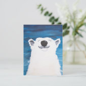Polar Beer Lach Kerstkaart (Staand voorkant)