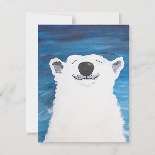 Polar Beer Lach Kerstkaart (Voorkant)