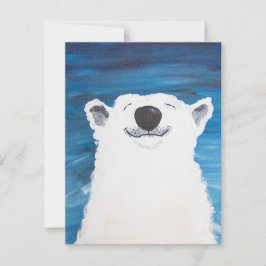 Polar Beer Lach Kerstkaart