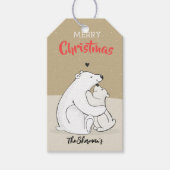 Polar Beer Love kerstcadeaus Cadeaulabel (Voorkant)