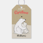 Polar Beer Love kerstcadeaus Cadeaulabel (Achterkant)