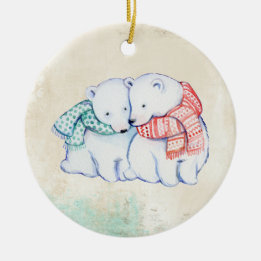 Polar Beer Love Ornament