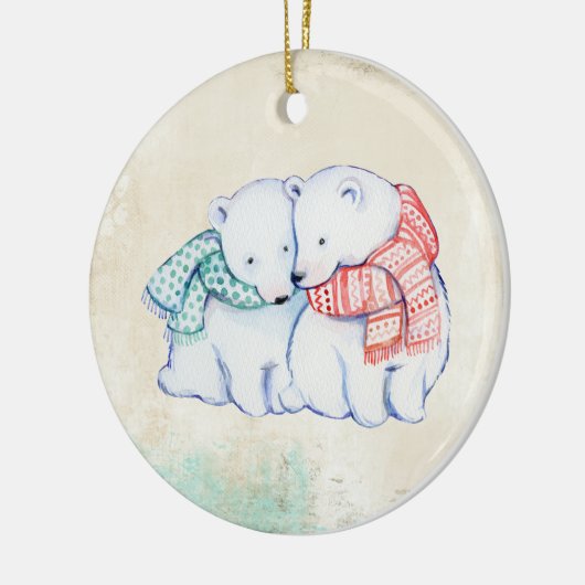 Polar Beer Love Ornament (Links)