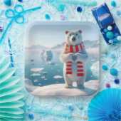Polar Beer Love Papieren Bordje (Feest)
