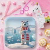 Polar Beer Love Papieren Bordje (Feest)