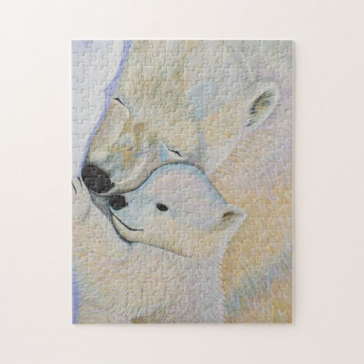 Polar Beer Love Puzzle Legpuzzel (Verticaal)