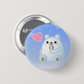 Polar Beer Love Ronde Button 5,7 Cm (Voorkant /achterkant)