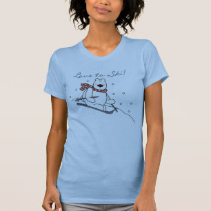 Polar Beer Love to Ski T-shirts and Gifts