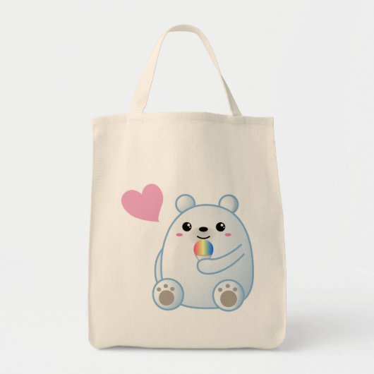Polar Beer Love Tote Bag (Voorkant)