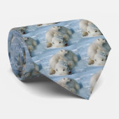 Polar Beer Lovers Gifts Stropdas (Opgerold)