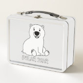 Polar beer lunchbox voor kinderen (Voorkant)