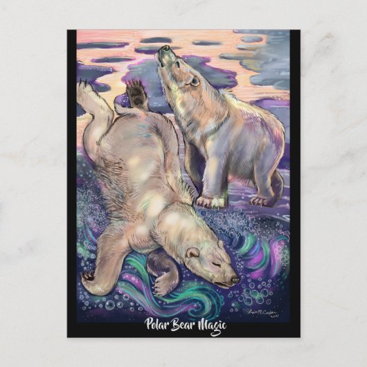 Polar Beer Magic Magnet Feestdagenkaart (Voorkant)