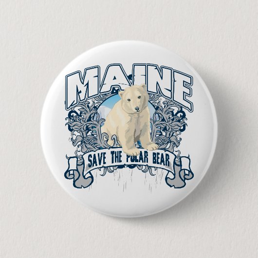 Polar Beer Maine Ronde Button 5,7 Cm (Voorkant)
