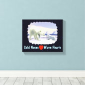 Polar Beer - Mama Nose Best Canvas Afdruk (Insitu (Houten vloer))