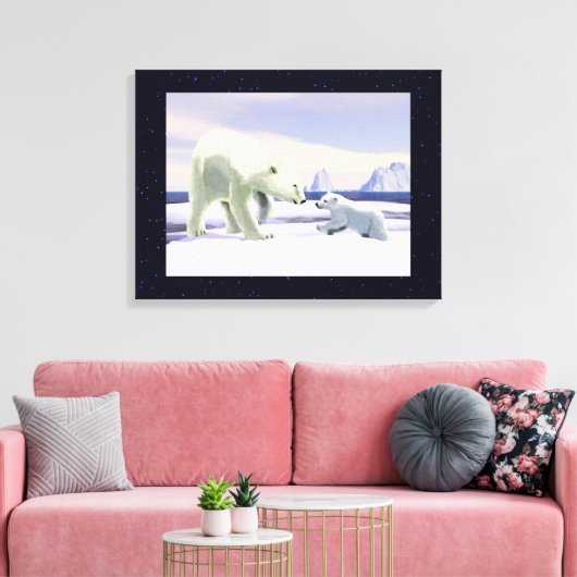 Polar Beer - Mama Nose Best Canvas Afdruk (Insitu (Woonkamer))