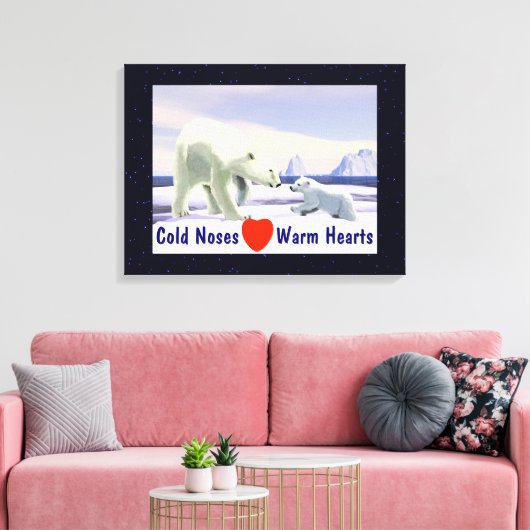 Polar Beer - Mama Nose Best Canvas Afdruk (Insitu (Woonkamer))