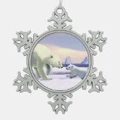 Polar Beer - Mama Nose Best Tin Sneeuwvlok Ornament (Voorkant)