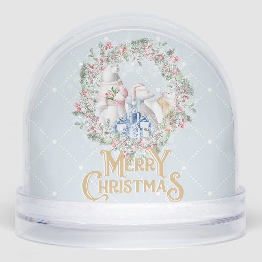 Polar Beer Merry kerst Sneeuwbol (Voorkant)