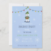 Polar Beer met Cadeaus Vakantie Uitnodiging (Voorkant)