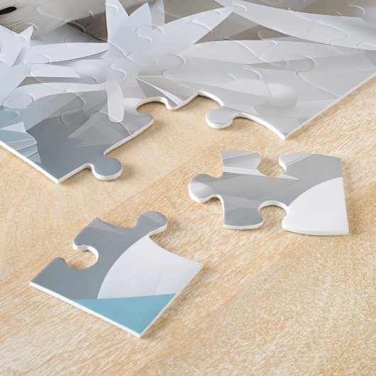 Polar Beer met Cub Arctic Ocean White Winter Legpuzzel (Zijkant)