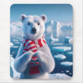 Polar Beer met een hart Muismat (Voorkant)