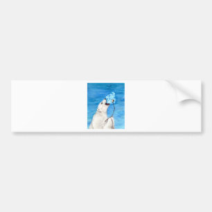 Polar-Beer met geroosterde moerasmallow Bumpersticker