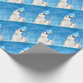 Polar-Beer met geroosterde moerasmallow Cadeaupapier (Hoek)