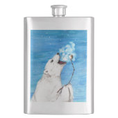 Polar-Beer met geroosterde moerasmallow Heupfles (Voorkant)