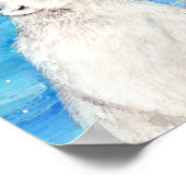 Polar-Beer met geroosterde moerasmallow Poster (Hoek)