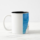 Polar-Beer met geroosterde moerasmallow Tweekleurige Koffiemok (Links)