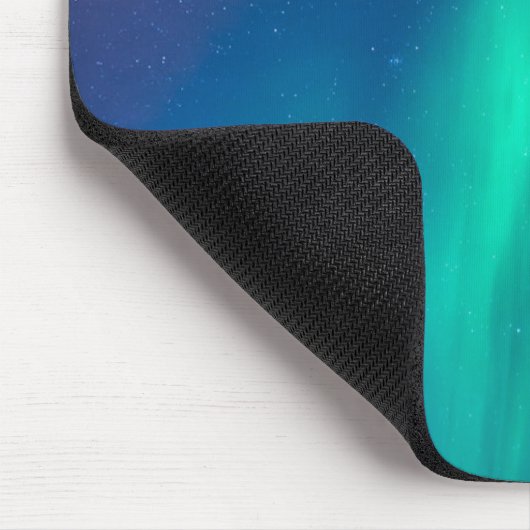 Polar Beer met het noorderlicht Alaska Muismat (Hoek)