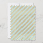 Polar Beer Moeder & Cub Blauw Baby shower Uitnodig Kaart (Achterkant)