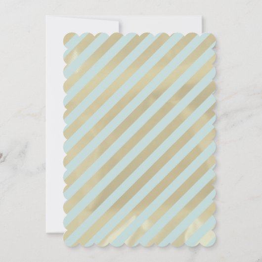 Polar Beer Moeder & Cub Blauw Baby shower Uitnodig Kaart (Achterkant)