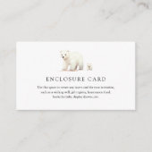 Polar Beer Moeder en Cub Behuizing Kaart (Voorkant)